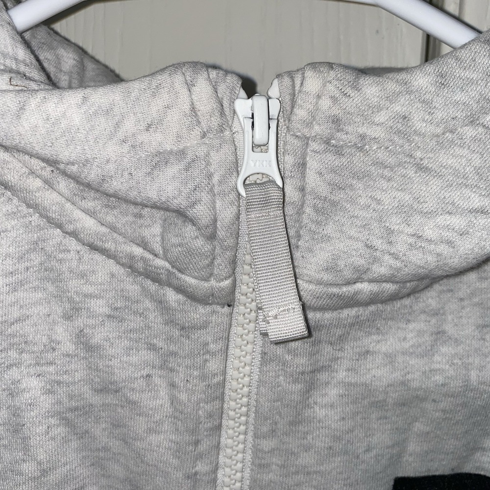 Vintage Nike Air Max 95 Grey Black Zip Up Hoodie Boys Size Medium - Picture 3 of 11